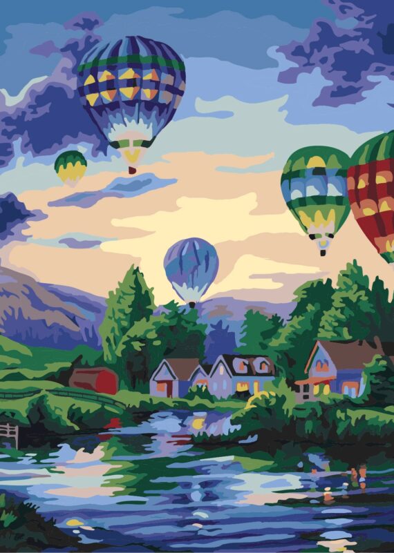 Malowanie po numerach – Festiwal balonów